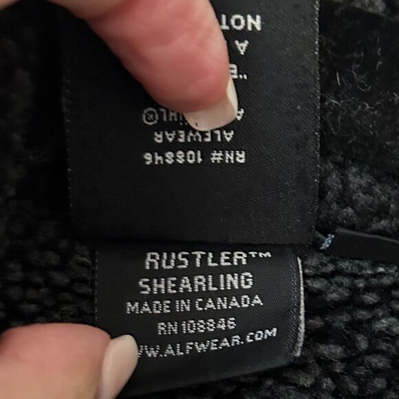 Mens RARE/VINTAGE Alf by KUHL-80s Shearling Jacket Size XL (Made in Canada) - Picture 6 of 13